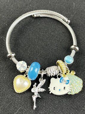 Blue Hello Kitty Bracelet cute